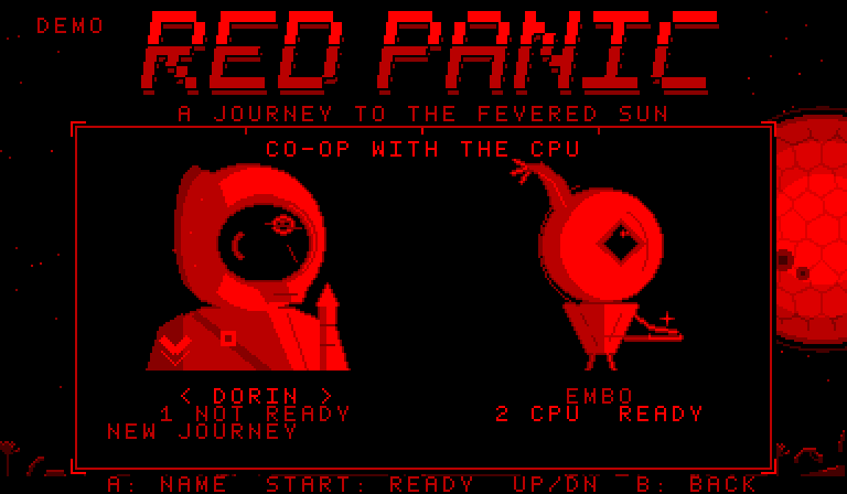 The CO-OP lobby with the CPU partner
